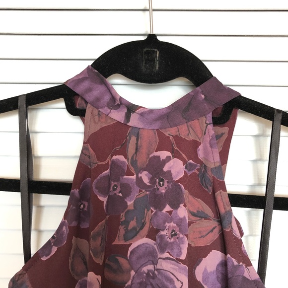 90s Vintage fitted floral dress - Picture 2 of 5